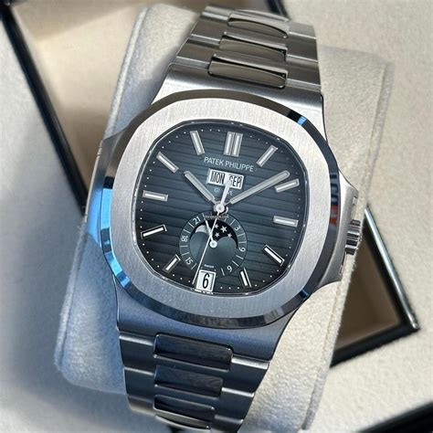 patek philippe nautilus 5726 1a-001 blue dial chrono24